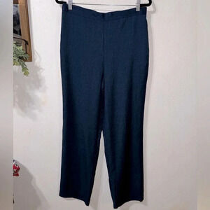 Alfred Dunner Classic Navy Blue Pull-On Pants Size 12